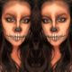 Easy Skull Halloween Makeup