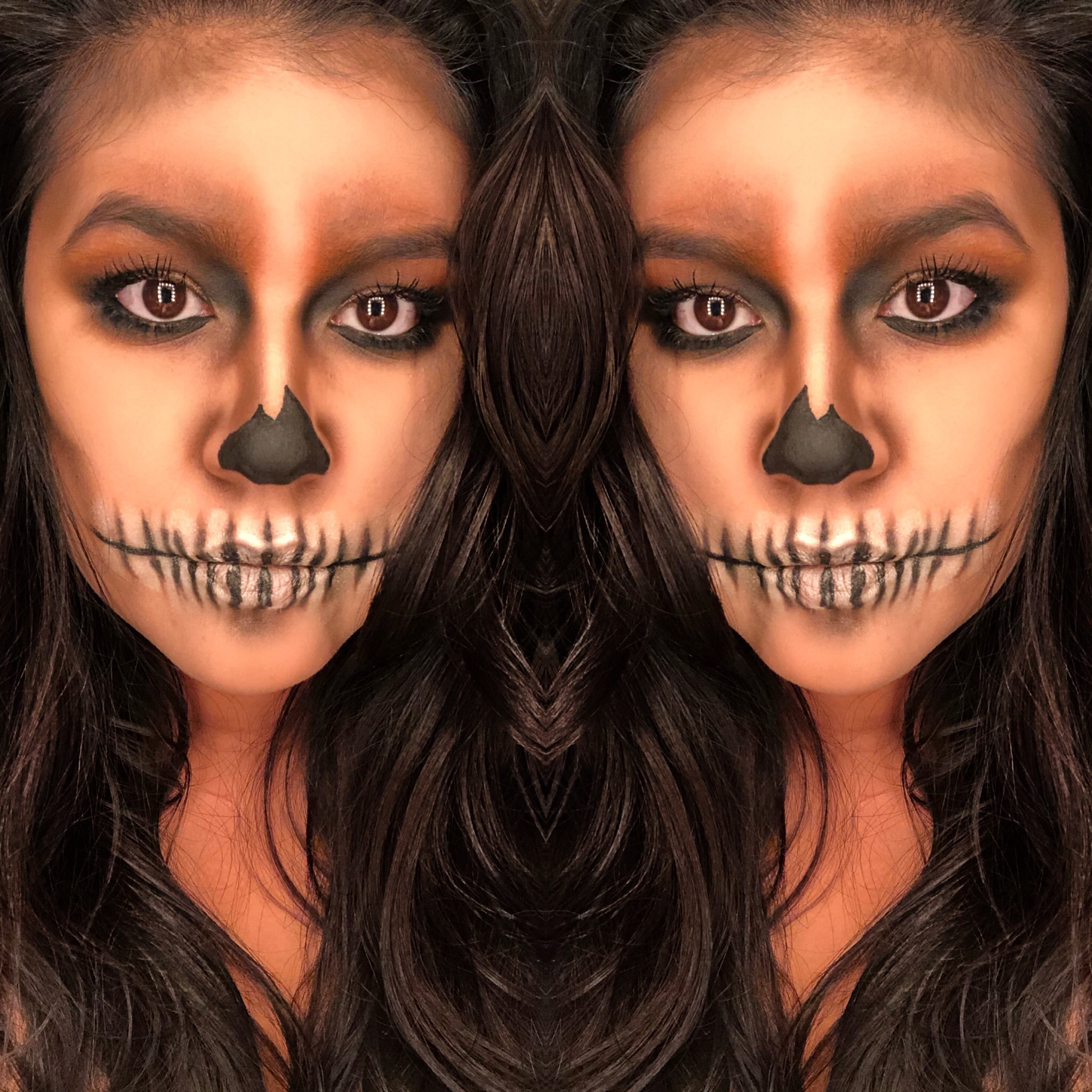 HALLOWEEN MAKEUP - MEXICAN SKULL (EASY) 